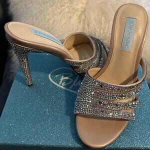 Betsy Johnson Rhinestone Spike Heel